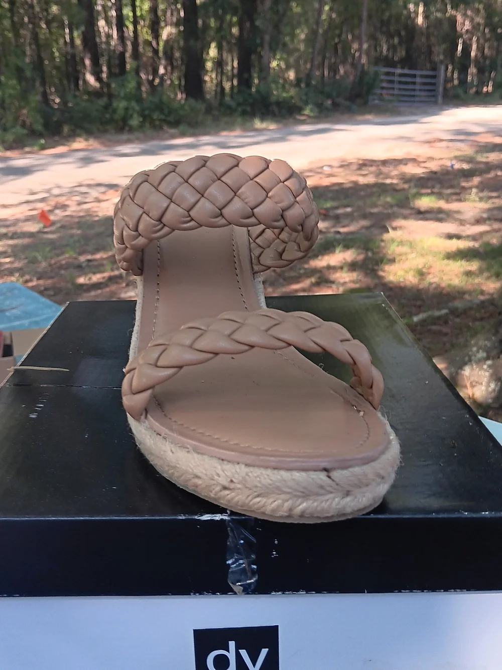 Dolce Vita Laguna Espadrille Wedge Sandals in Caramel Tan